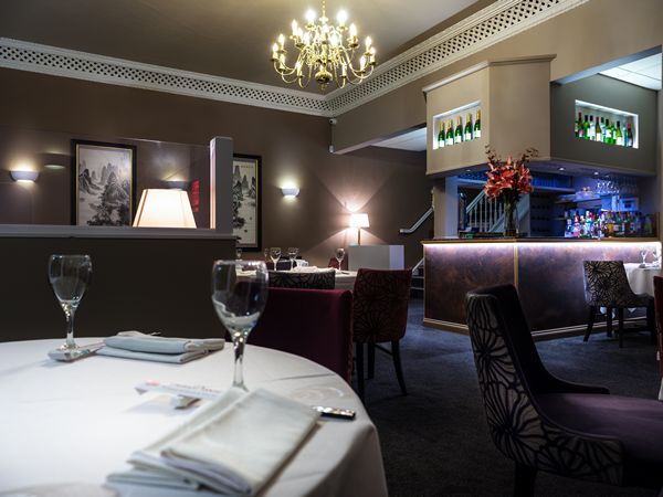 Restaurant ground floor towards windows and bar